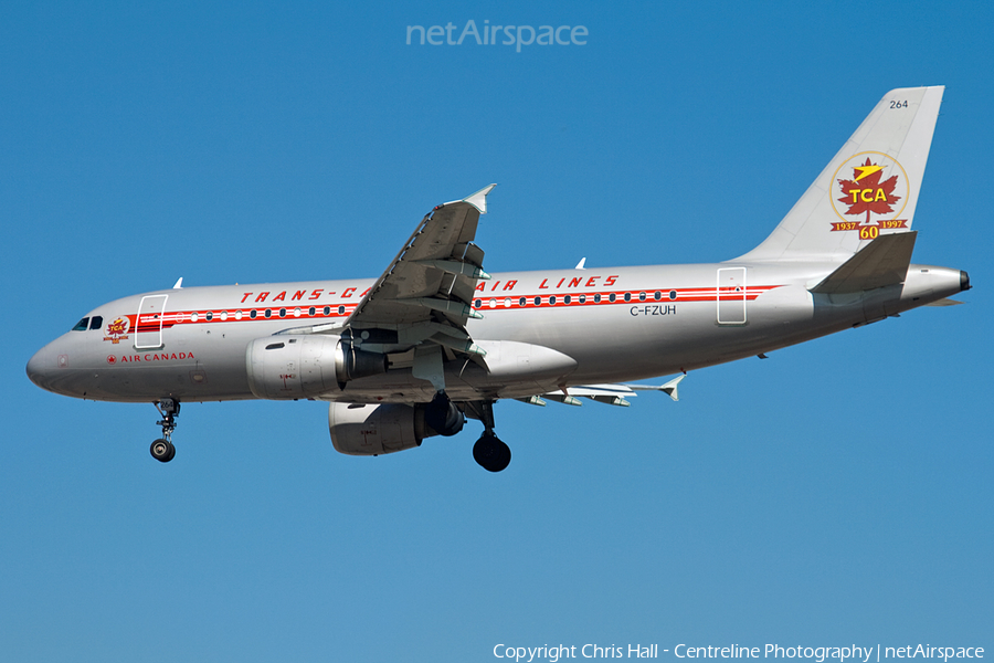 Air Canada Airbus A319-114 (C-FZUH) | Photo 3401