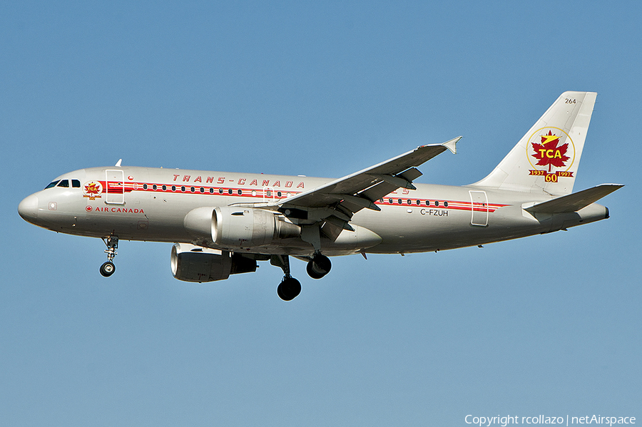 Air Canada Airbus A319-114 (C-FZUH) | Photo 360304