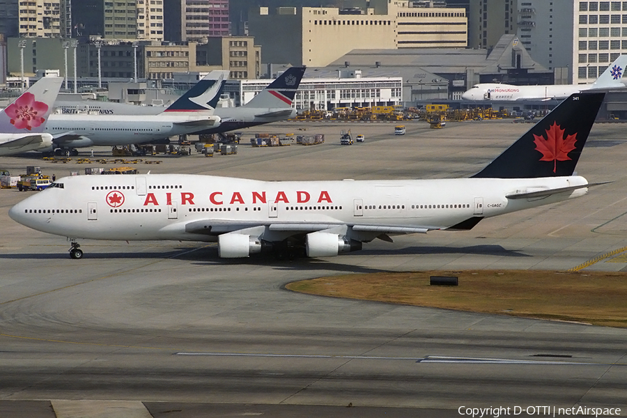 Air Canada Boeing 747-433(M) (C-GAGL) | Photo 159564