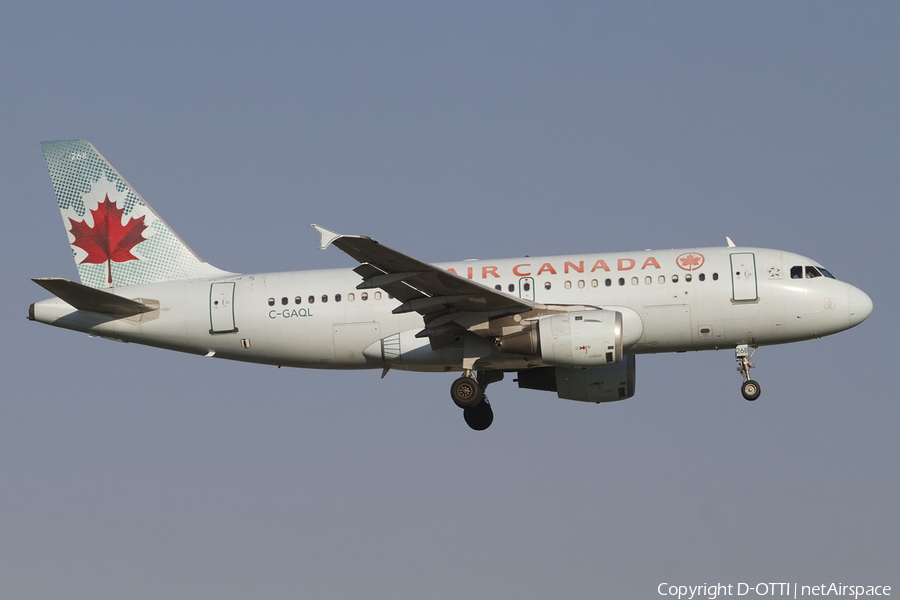 Air Canada Airbus A319-114 (C-GAQL) | Photo 440695