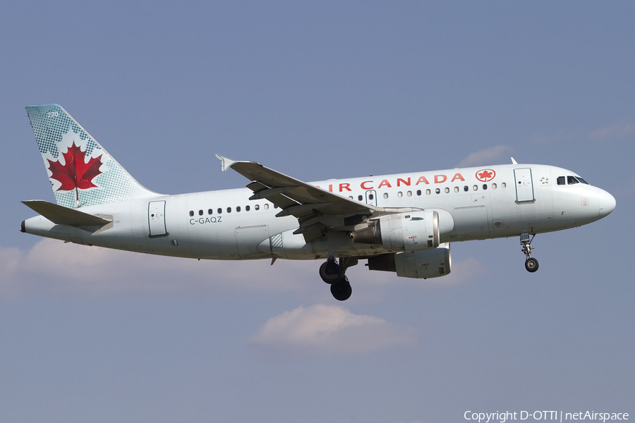 Air Canada Airbus A319-114 (C-GAQZ) | Photo 440660