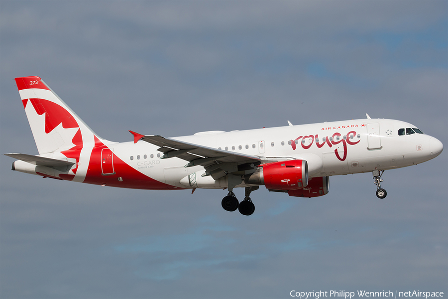 Air Canada Rouge Airbus A319-114 (C-GARO) | Photo 137611