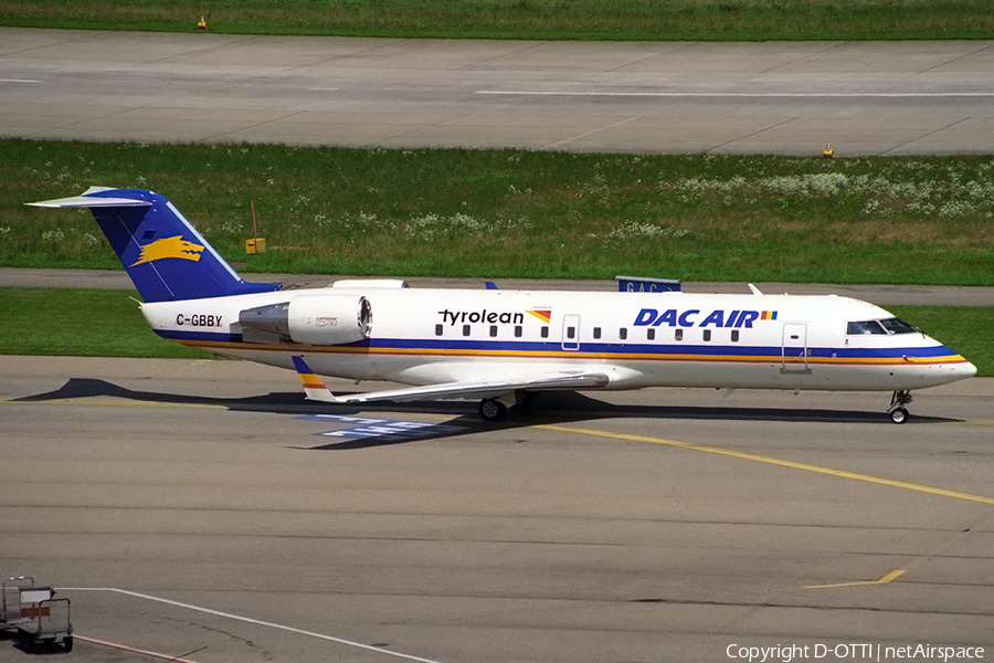 DAC Air Bombardier CRJ-100LR (C-GBBY) | Photo 265200