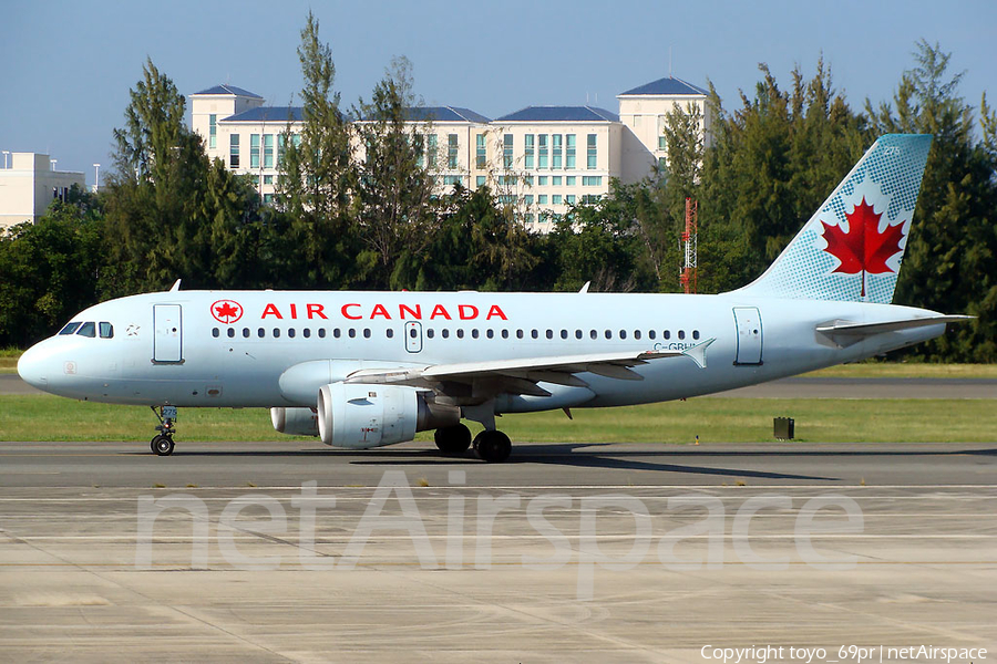 Air Canada Airbus A319-114 (C-GBHN) | Photo 69787