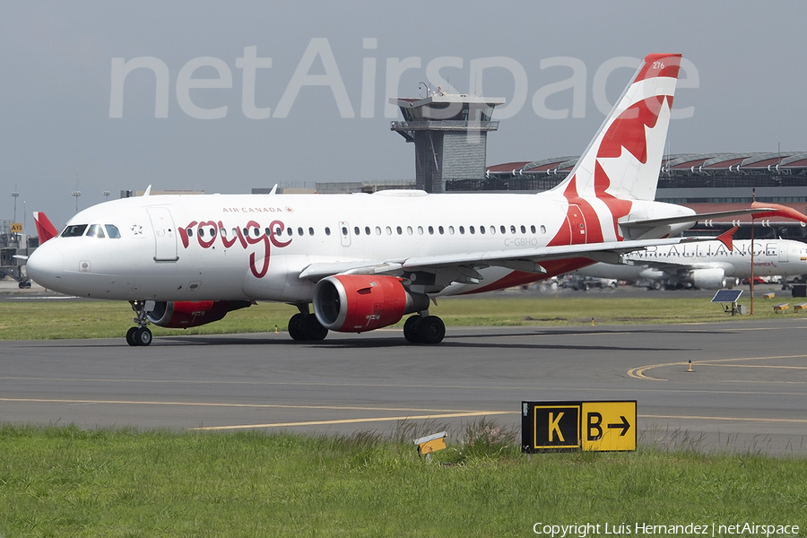 Air Canada Rouge Airbus A319-114 (C-GBHO) | Photo 509704