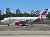 Air Canada Rouge Airbus A319-114 (C-GBHR) at  San Juan - Luis Munoz Marin International, Puerto Rico