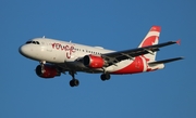 Air Canada Rouge Airbus A319-114 (C-GBHY) at  Tampa - International, United States