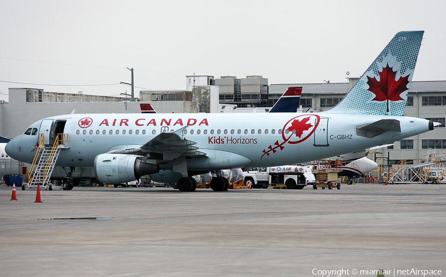 Air Canada Airbus A319-114 (C-GBHZ) | Photo 19039