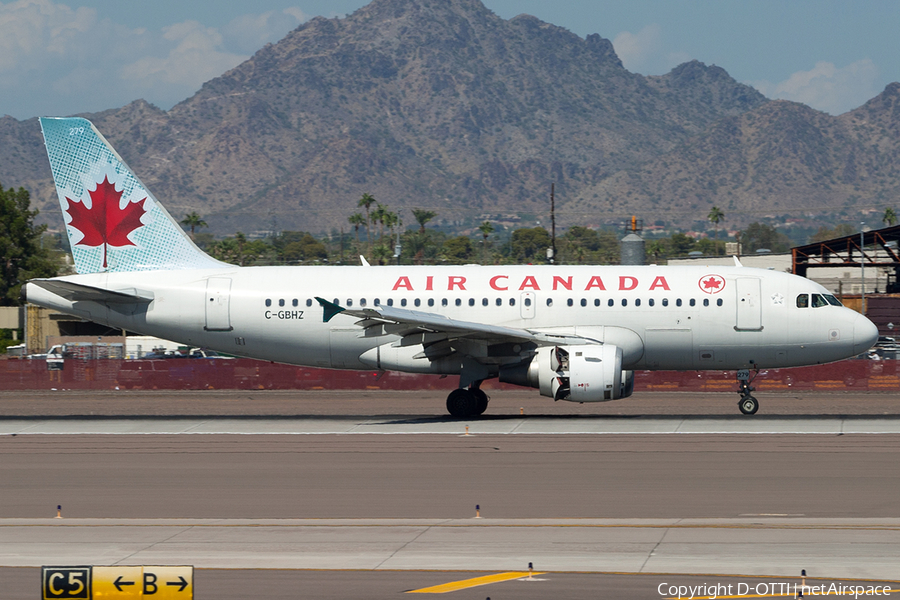 Air Canada Airbus A319-114 (C-GBHZ) | Photo 189328