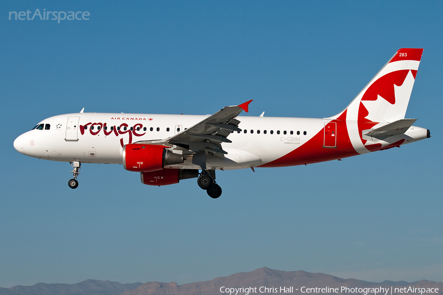 Air Canada Rouge Airbus A319-114 (C-GBIM) | Photo 66595