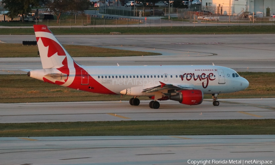 Air Canada Rouge Airbus A319-114 (C-GBIN) | Photo 309540