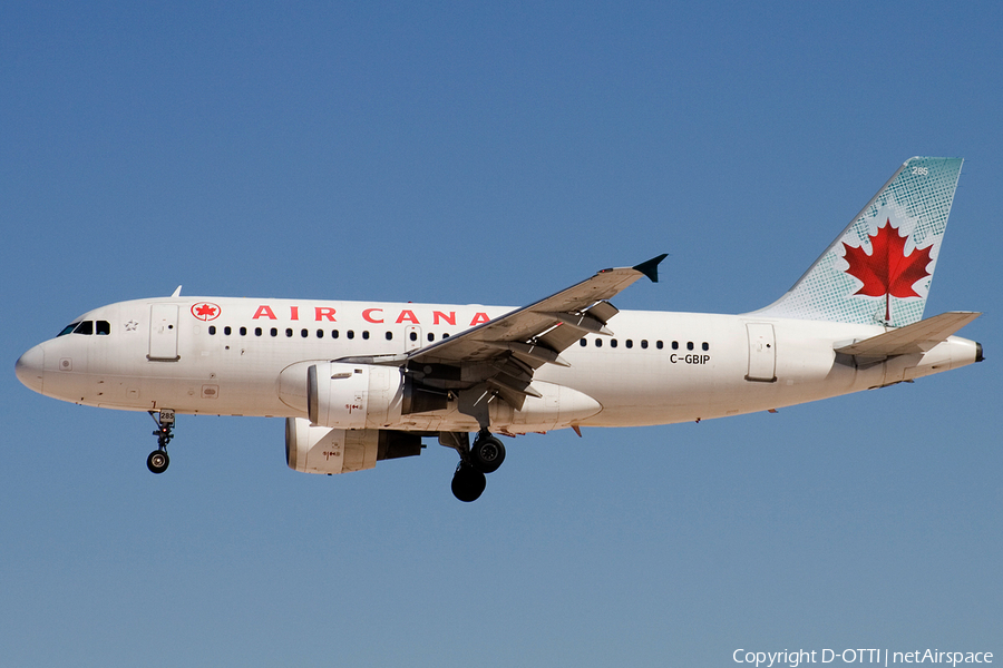 Air Canada Airbus A319-114 (C-GBIP) | Photo 179253