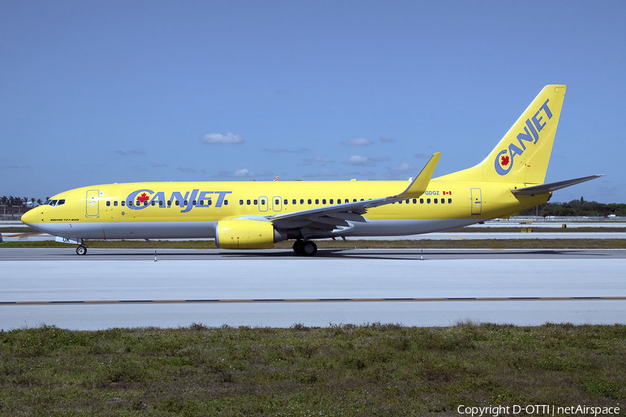 CanJet Boeing 737-8K5 (C-GDGZ) | Photo 431241