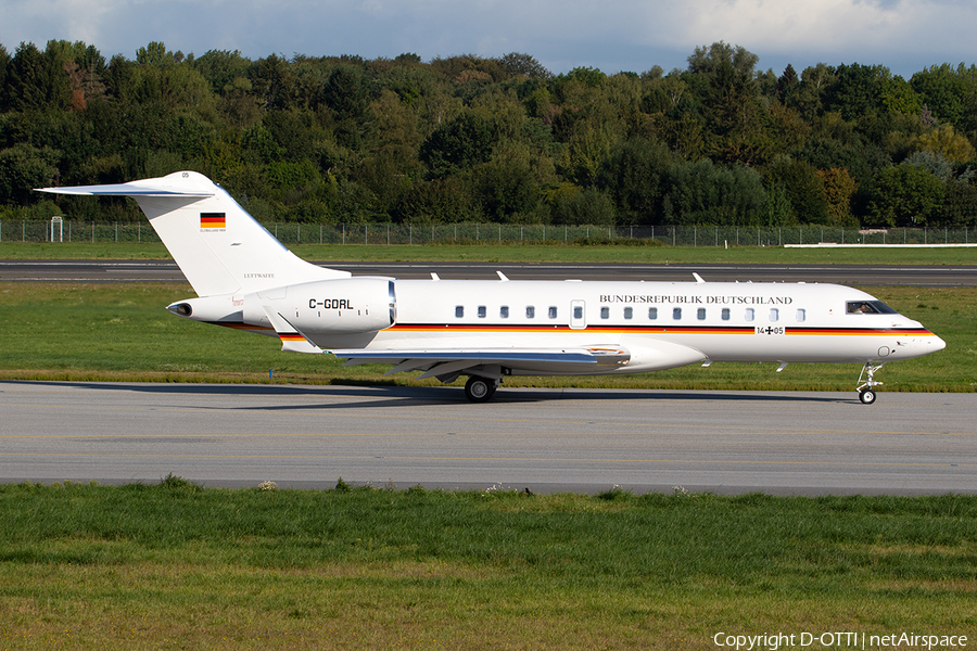 German Air Force Bombardier BD-700-1A10 Global 6000 (C-GDRL) | Photo 346188