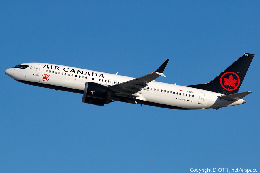 Air Canada Boeing 737-8 MAX (C-GEHI) | Photo 565782