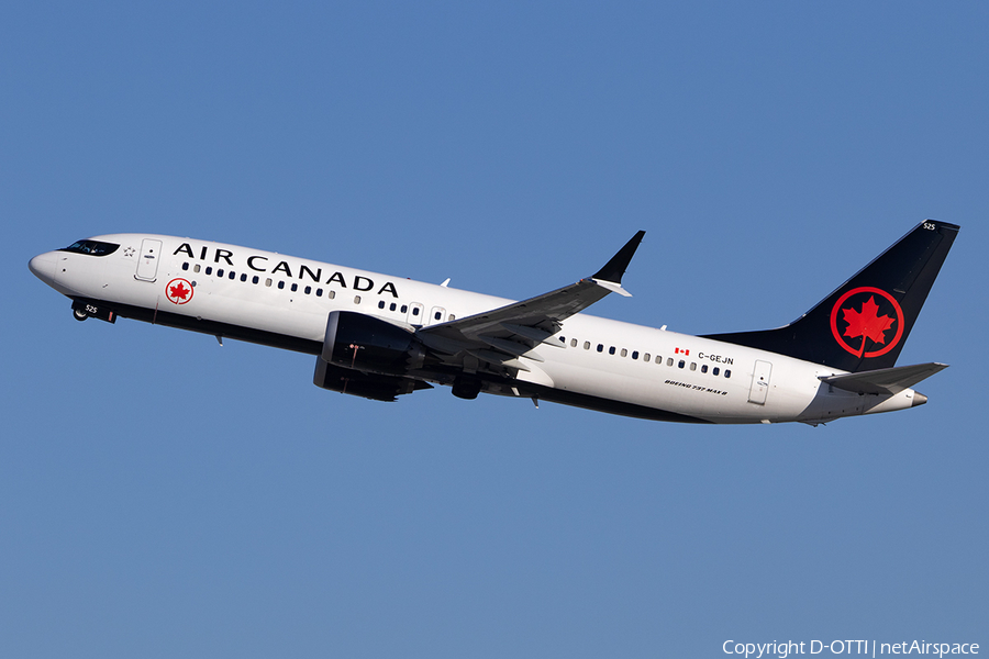 Air Canada Boeing 737-8 MAX (C-GEJN) | Photo 540494