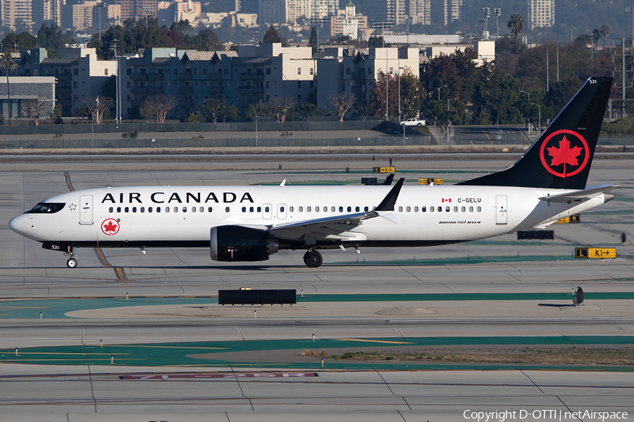 Air Canada Boeing 737-8 MAX (C-GELU) | Photo 542195
