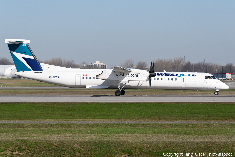 WestJet Encore Bombardier DHC-8-402Q (C-GENK) | Photo 443682
