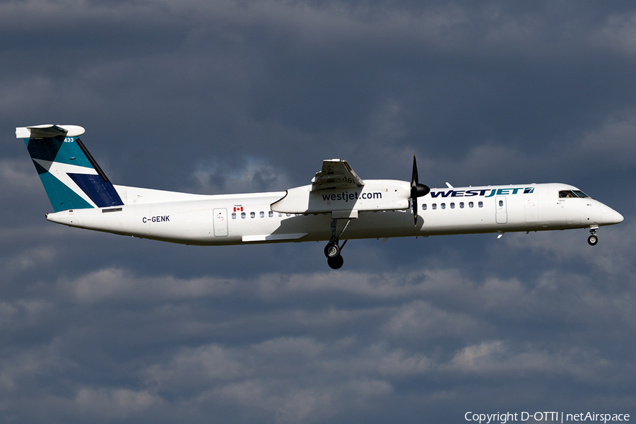 WestJet Encore Bombardier DHC-8-402Q (C-GENK) | Photo 176534