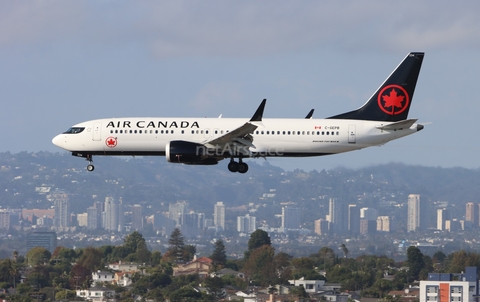 Air Canada Boeing 737-8 MAX (C-GEPB) at  Los Angeles - International, United States