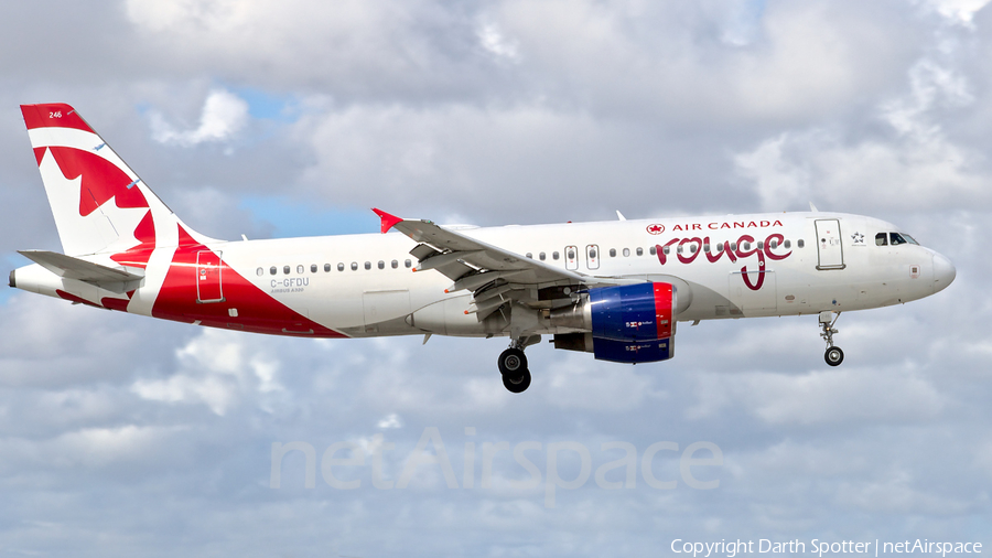 Air Canada Rouge Airbus A320-214 (C-GFDU) | Photo 383455
