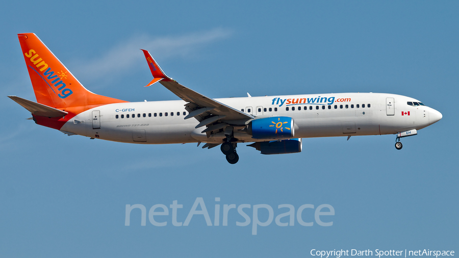 Sunwing Airlines Boeing 737-8GS (C-GFEH) | Photo 371949