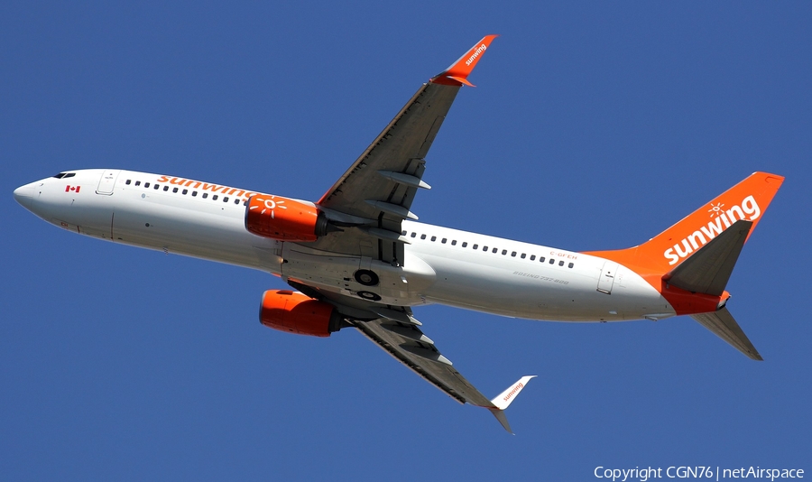 Sunwing Airlines Boeing 737-8GS (C-GFEH) | Photo 507714