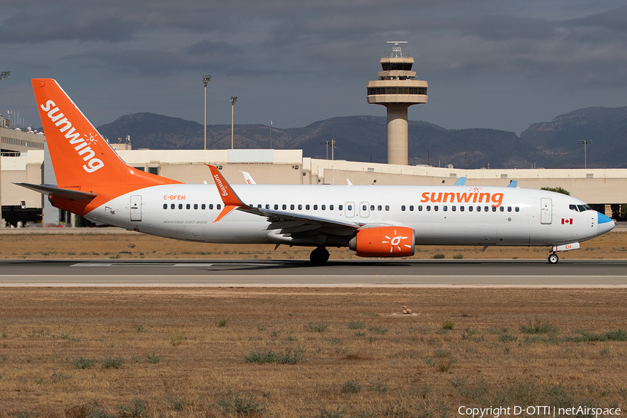 Sunwing Airlines Boeing 737-8GS (C-GFEH) | Photo 529605