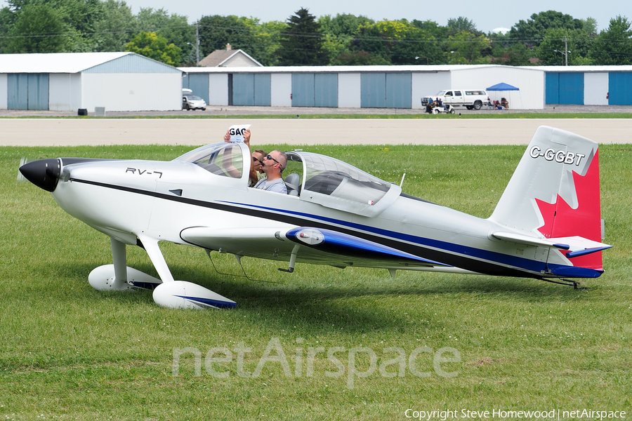 (Private) Van's Aircraft RV-7 (C-GGBT) | Photo 213691