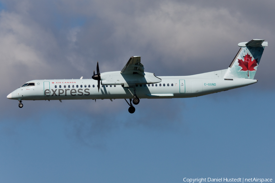 Air Canada Express (Jazz) Bombardier DHC-8-402Q (C-GGND) | Photo 415041