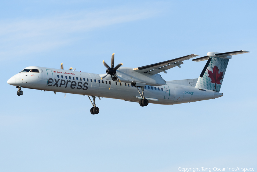 Air Canada Express (Jazz) Bombardier DHC-8-402Q (C-GGOF) | Photo 469255