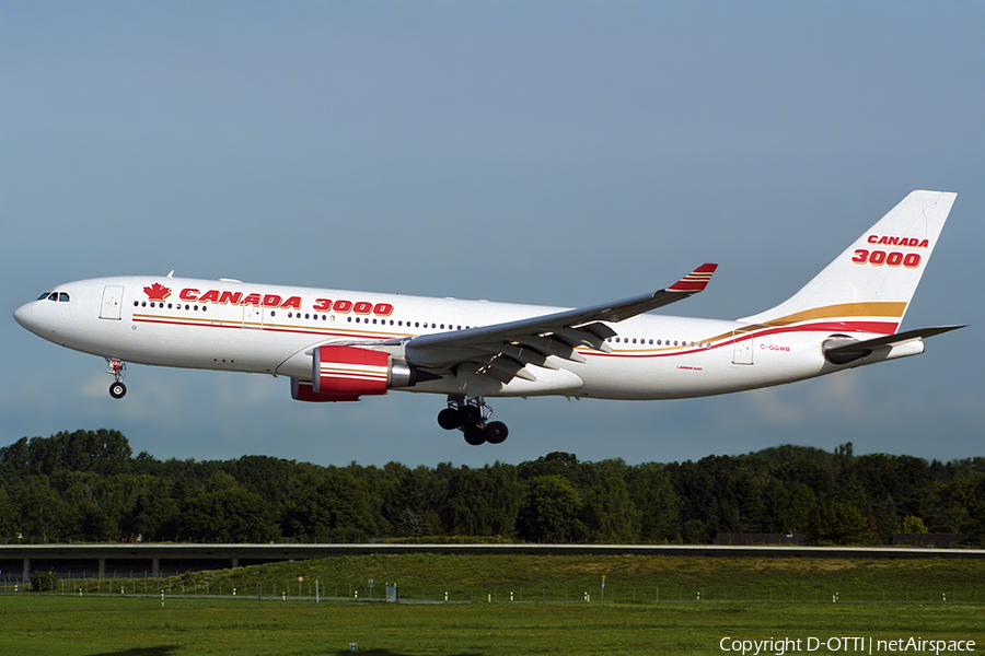 Canada 3000 Airbus A330-202 (C-GGWB) | Photo 501590