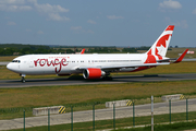 Air Canada Rouge Boeing 767-333(ER) (C-GHLV) at  Budapest - Ferihegy International, Hungary