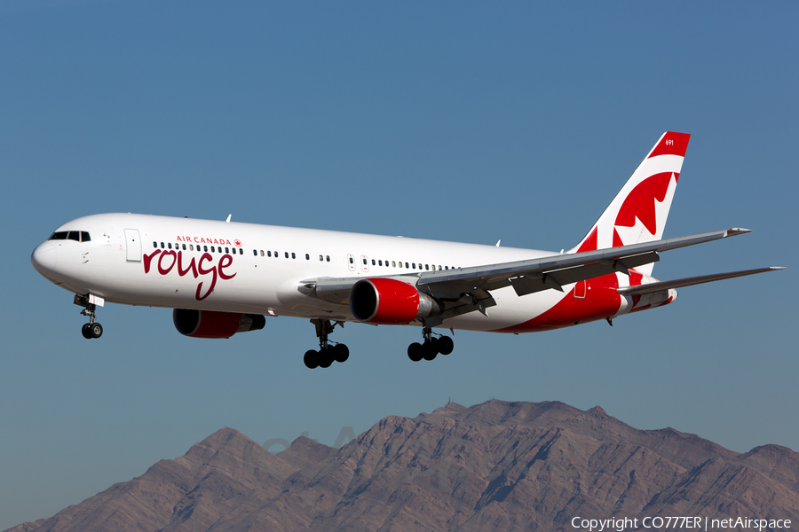 Air Canada Rouge Boeing 767-33A(ER) (C-GHPE) | Photo 36011