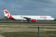 Air Canada Rouge Airbus A321-211 (C-GHPJ) at  Cartagena - Rafael Nunez International, Colombia