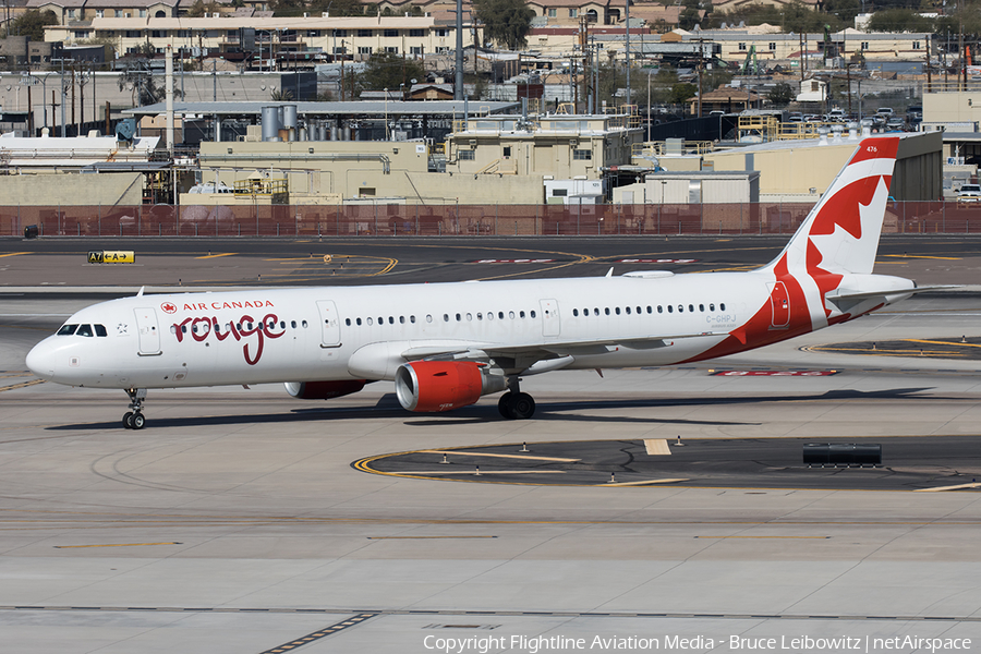 Air Canada Rouge Airbus A321-211 (C-GHPJ) | Photo 600275