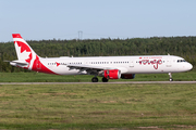 Air Canada Rouge Airbus A321-211 (C-GHPJ) at  Deer Lake - Regional, Canada