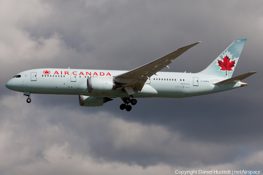 Air Canada Boeing 787-8 Dreamliner (C-GHPQ) | Photo 415043