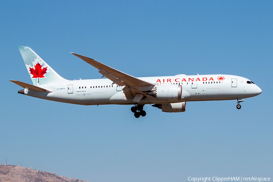 Air Canada Boeing 787-8 Dreamliner (C-GHPV) | Photo 408221