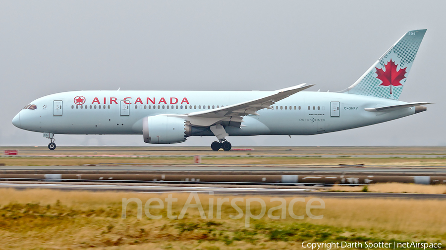 Air Canada Boeing 787-8 Dreamliner (C-GHPV) | Photo 337299