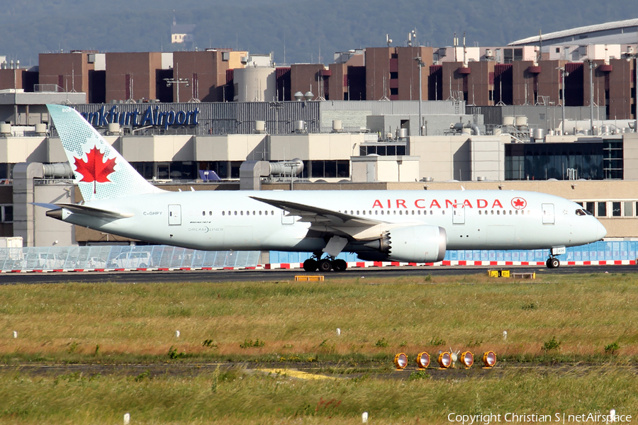 Air Canada Boeing 787-8 Dreamliner (C-GHPY) | Photo 168160