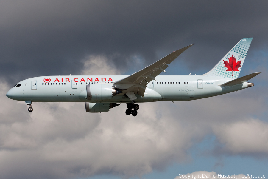 Air Canada Boeing 787-8 Dreamliner (C-GHQQ) | Photo 415044