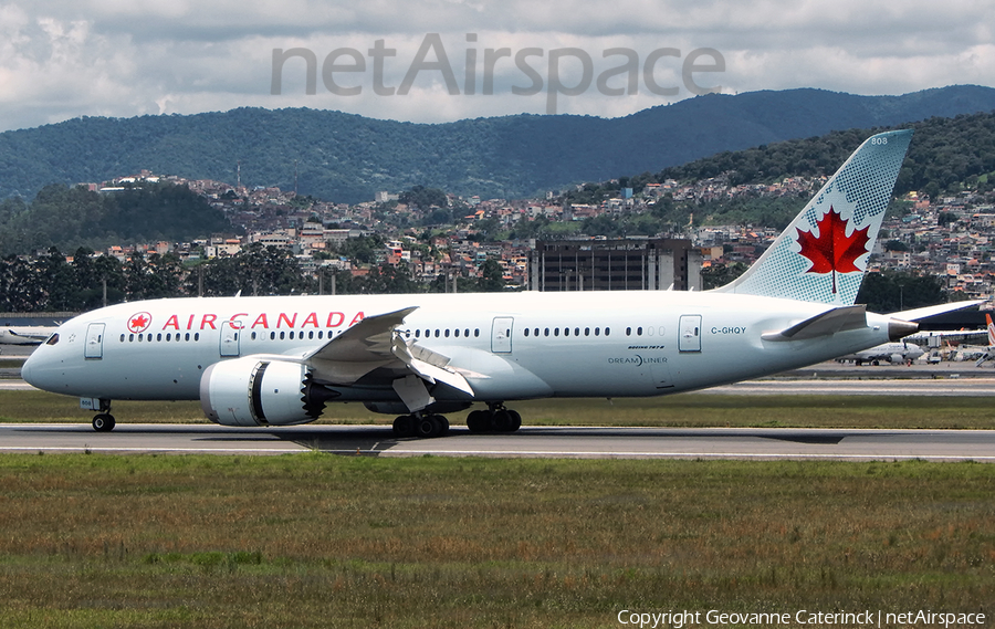 Air Canada Boeing 787-8 Dreamliner (C-GHQY) | Photo 333716