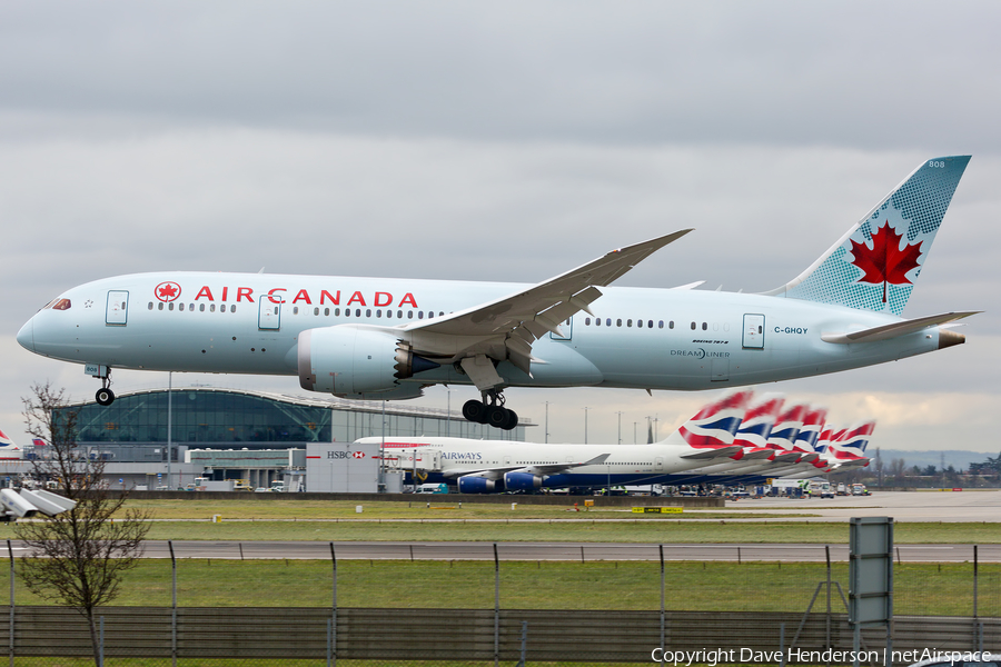 Air Canada Boeing 787-8 Dreamliner (C-GHQY) | Photo 102725