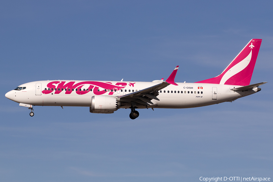 Swoop Boeing 737-8 MAX (C-GISM) | Photo 556225