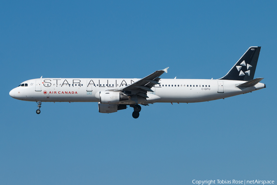 Air Canada Airbus A321-211 (C-GITU) | Photo 300727