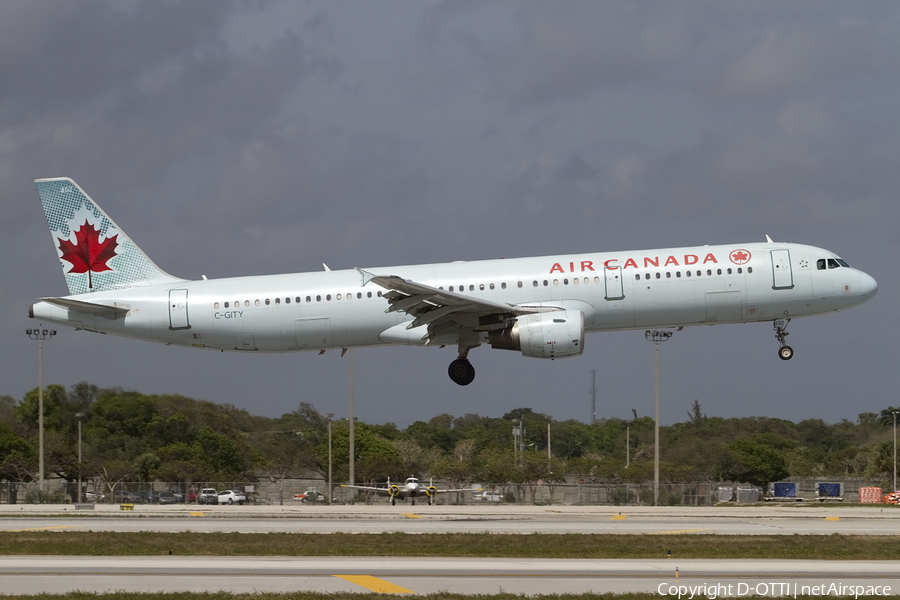 Air Canada Airbus A321-211 (C-GITY) | Photo 432683