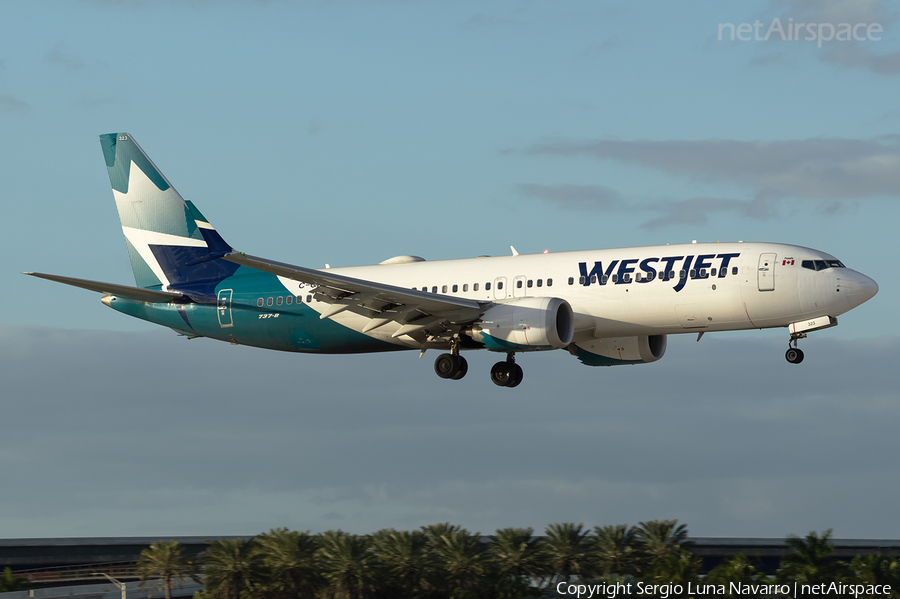 WestJet Boeing 737-8 MAX (C-GIWJ) | Photo 662227