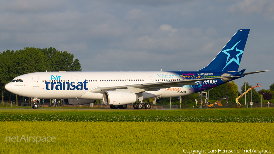 Air Transat Airbus A330-243 (C-GJDA) | Photo 519696