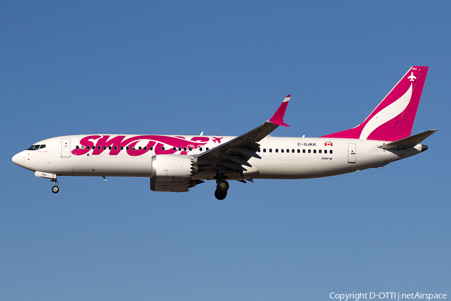 Swoop Boeing 737-8 MAX (C-GJKK) | Photo 553366